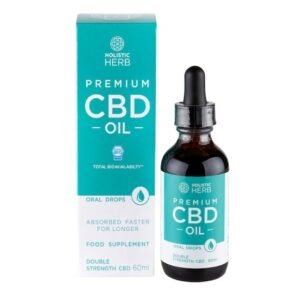 Holistic Herb Premium CBD-Öl, doppelte Stärke, 60 ml
